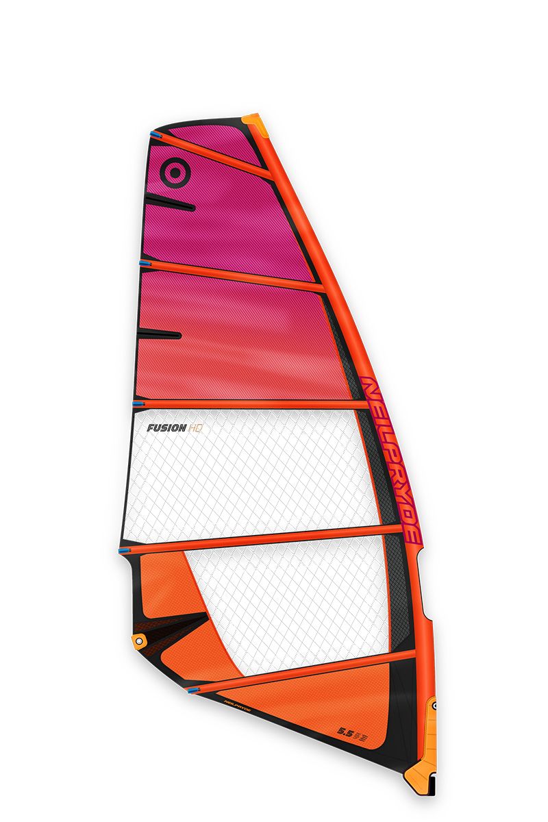 plachta sails neilpryde fusion hd red orange